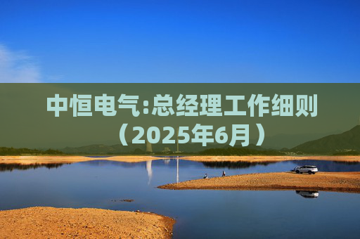 中恒电气:总经理工作细则（2025年6月）