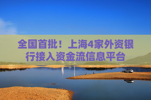 全国首批！上海4家外资银行接入资金流信息平台