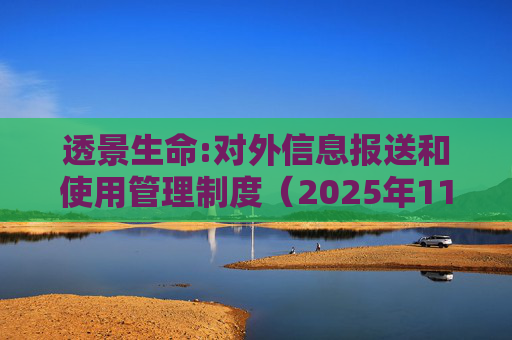 透景生命:对外信息报送和使用管理制度（2025年11月）