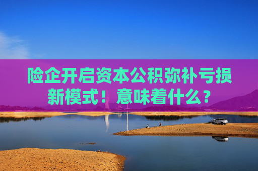 险企开启资本公积弥补亏损新模式！意味着什么？