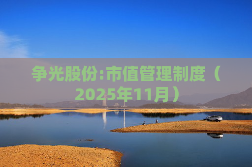 争光股份:市值管理制度（2025年11月）