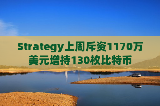 Strategy上周斥资1170万美元增持130枚比特币  第1张