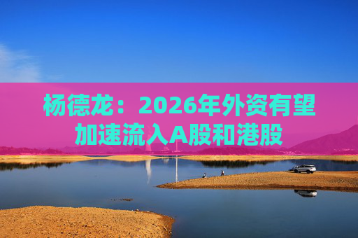 杨德龙：2026年外资有望加速流入A股和港股