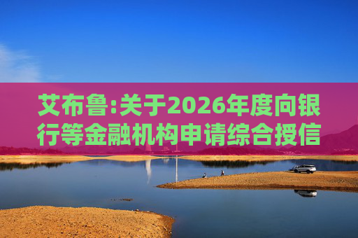 艾布鲁:关于2026年度向银行等金融机构申请综合授信额度及担保暨关联交易的公告