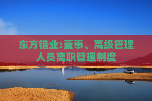 东方锆业:董事、高级管理人员离职管理制度