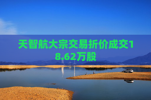 天智航大宗交易折价成交18.62万股 第1张 天智航大宗交易折价成交18.62万股 第1张