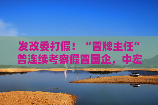 发改委打假！“冒牌主任”曾连续考察假冒国企，中宏院深夜发声