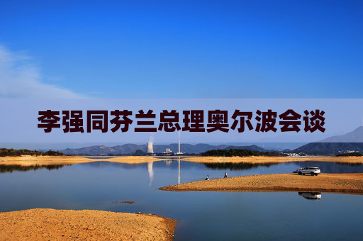 李强同芬兰总理奥尔波会谈  第1张