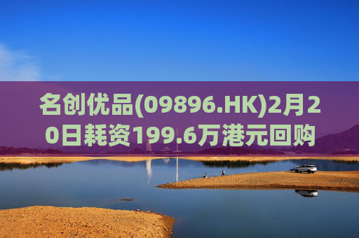 名创优品(09896.HK)2月20日耗资199.6万港元回购5.26万股