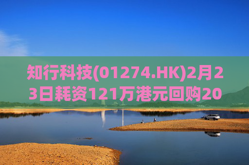 知行科技(01274.HK)2月23日耗资121万港元回购20万股