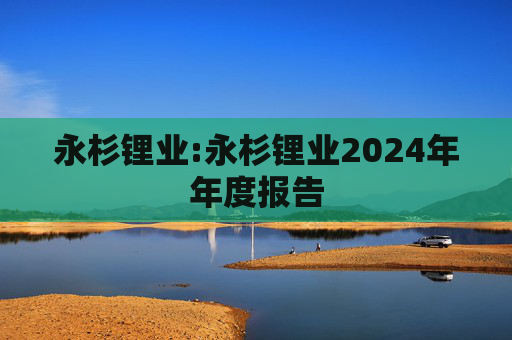 永杉锂业:永杉锂业2024年年度报告