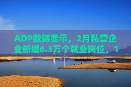 ADP数据显示，2月私营企业新增6.3万个就业岗位，1月数据下修至仅新增1.1万个