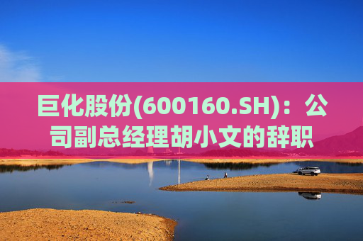 巨化股份(600160.SH)：公司副总经理胡小文的辞职