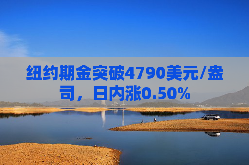 纽约期金突破4790美元/盎司，日内涨0.50%