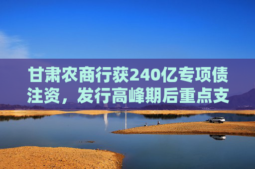 甘肃农商行获240亿专项债注资，发行高峰期后重点支持农信体系改革  第1张