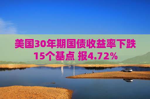 美国30年期国债收益率下跌15个基点 报4.72%
