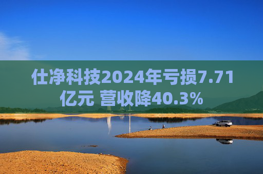 仕净科技2024年亏损7.71亿元 营收降40.3%