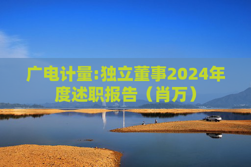 广电计量:独立董事2024年度述职报告（肖万）  第1张