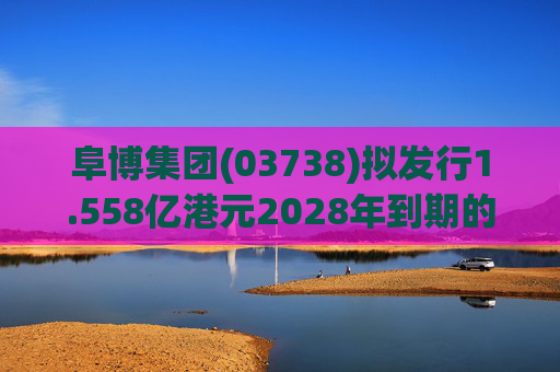 阜博集团(03738)拟发行1.558亿港元2028年到期的零息可换股债券