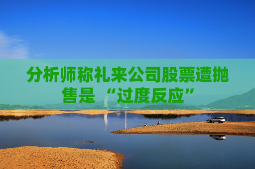 分析师称礼来公司股票遭抛售是 “过度反应”