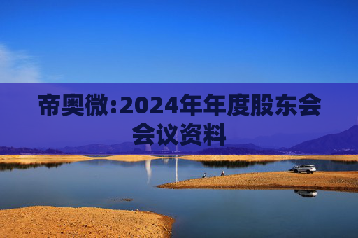 帝奥微:2024年年度股东会会议资料  第1张