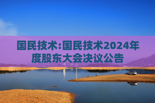 国民技术:国民技术2024年度股东大会决议公告