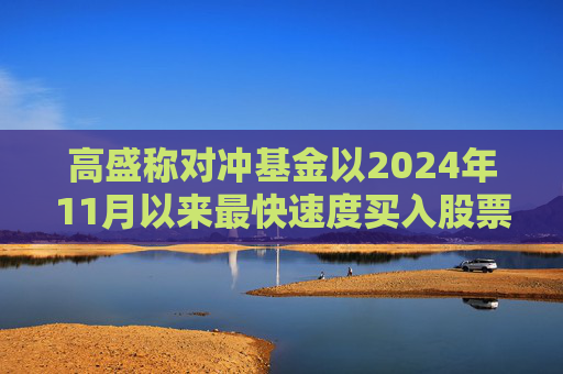 高盛称对冲基金以2024年11月以来最快速度买入股票