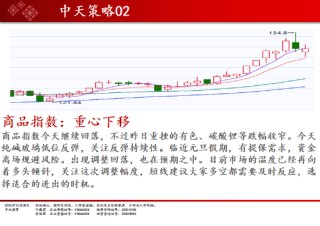 中天期货:商品指数重心下移 橡胶调整