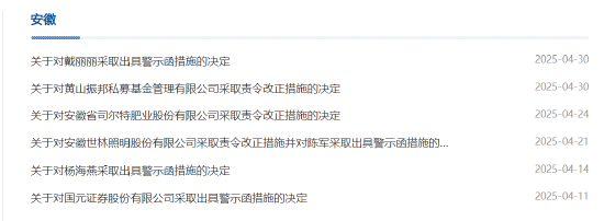 管理不力、程序漏洞等！黄山振邦被责令改正 相关责任人被出具警示函  第1张